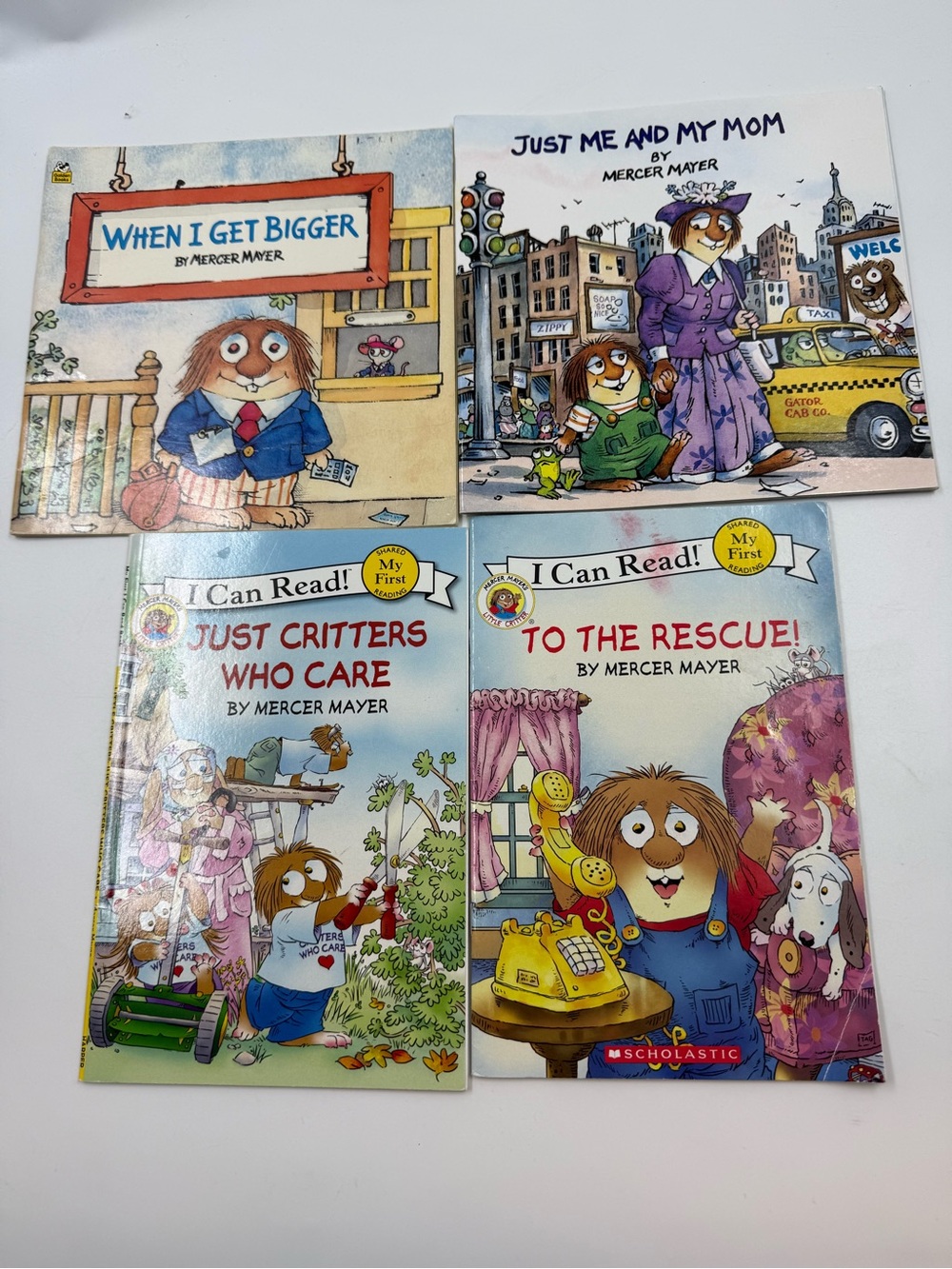 Mercer Mayer little critters book x 4